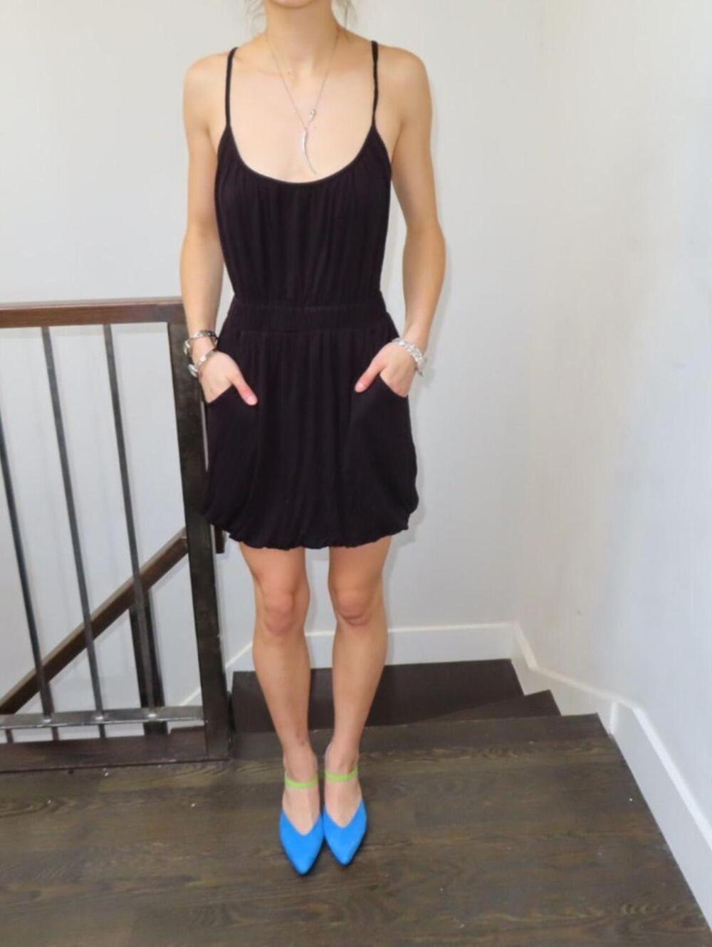 Women's Black Casual-dress